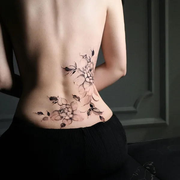 Fine Line tattoo by Vitalina Bender in Leipzig