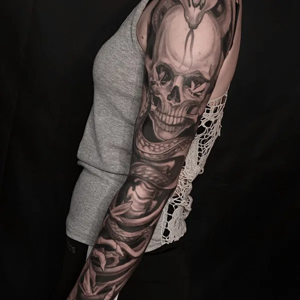 Реализм tattoo by Vitaly Bolshakov in Hurghada