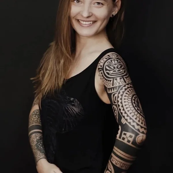 Ornamental tattoo by Александр Дворянов in Moscow
