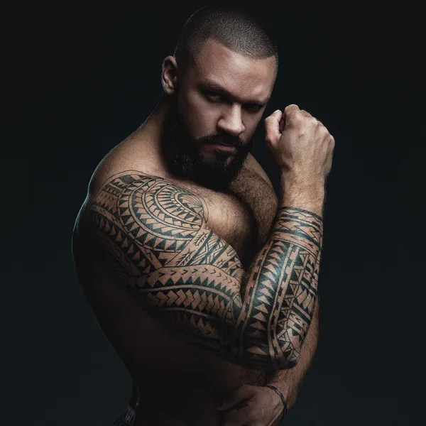 Ornamental tattoo by Александр Дворянов in Moscow