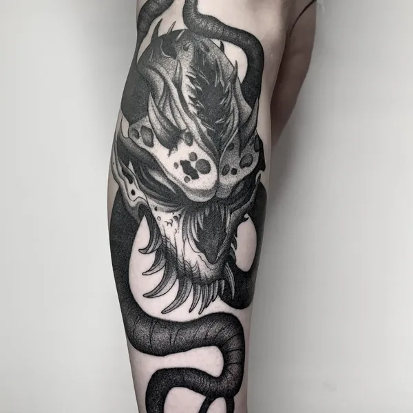 Graphic tattoo by Александр Хрыков  in Уфа