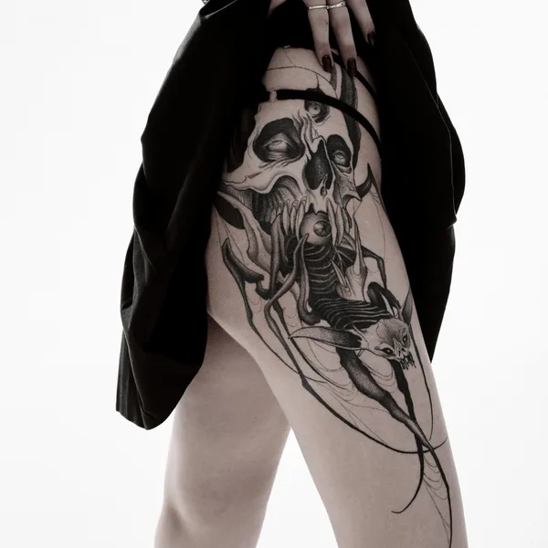 Graphic tattoo by Александр Хрыков  in Уфа