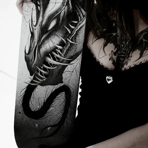 Graphic tattoo by Александр Хрыков  in Уфа