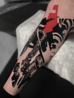 Trashpolka tattoo