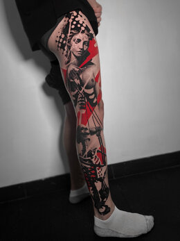 Trashpolka tattoo