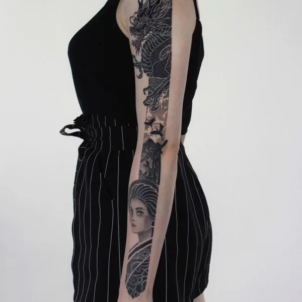 Dotwork tattoo by Александр Снегин in Тамбов