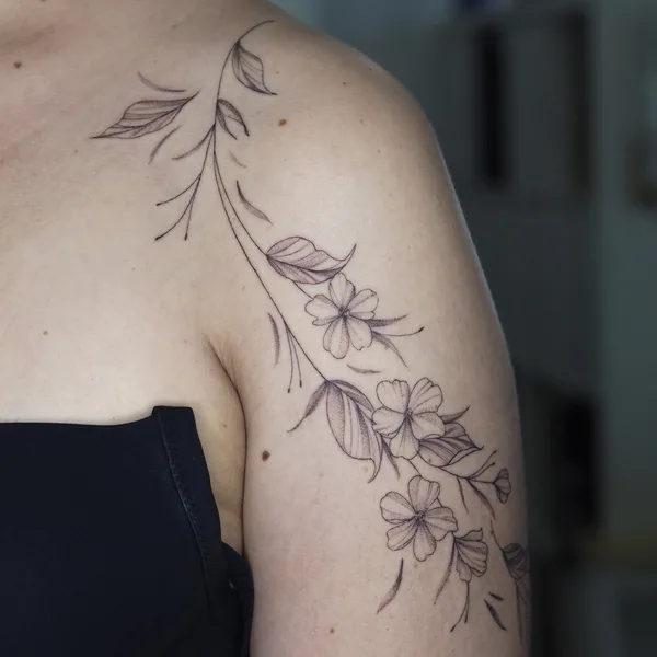 Watercolor tattoo by Александра Леонтьева in Saint Petersburg