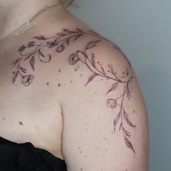 Watercolor tattoo by Александра Леонтьева in Saint Petersburg