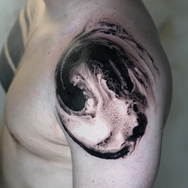 Абстрактная tattoo by Алексей Соболева in Санкт-Петербург