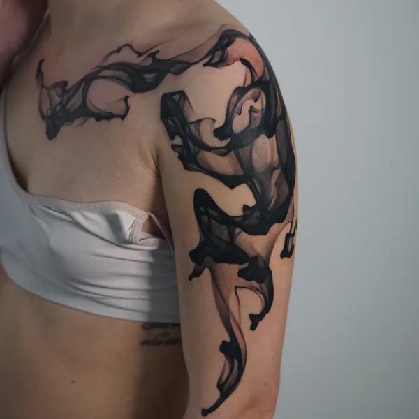 Абстрактная tattoo by Алексей Соболева in Санкт-Петербург