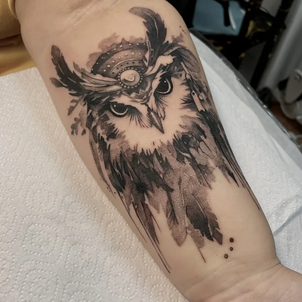 Black tattoo by Алексей Воробьев in Saint Petersburg