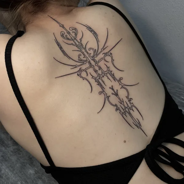 Black tattoo by Алексей Воробьев in Saint Petersburg