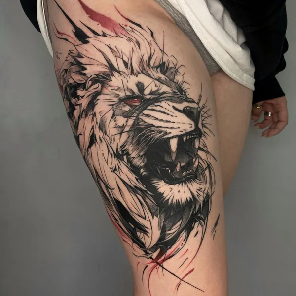 Black tattoo by Алексей Воробьев in Saint Petersburg