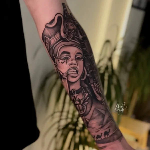 Chicano tattoo by Анастасия GRACE in Moscow