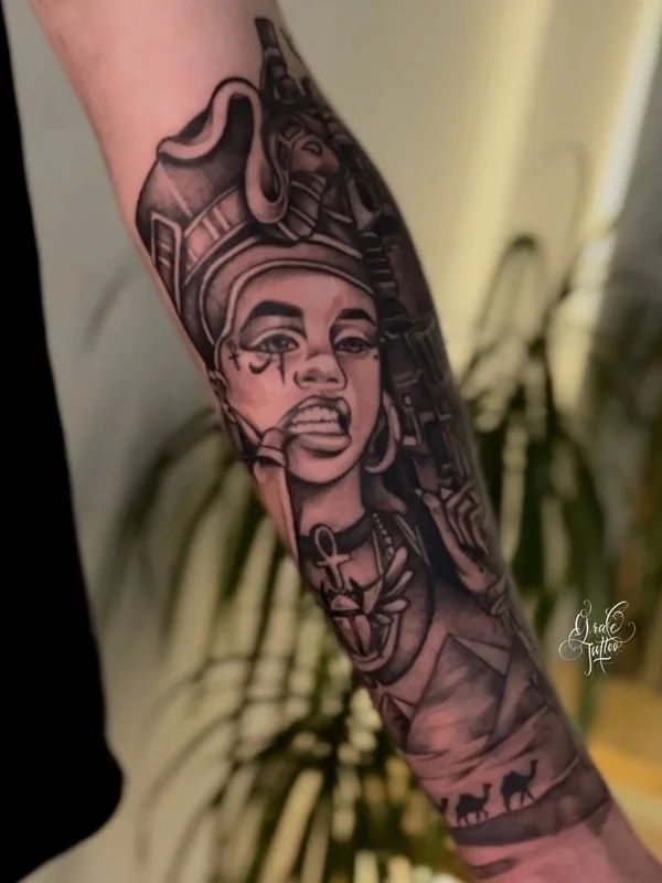 Chicano tattoo by Анастасия GRACE in Moscow