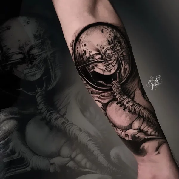 Chicano tattoo by Анастасия GRACE in Moscow