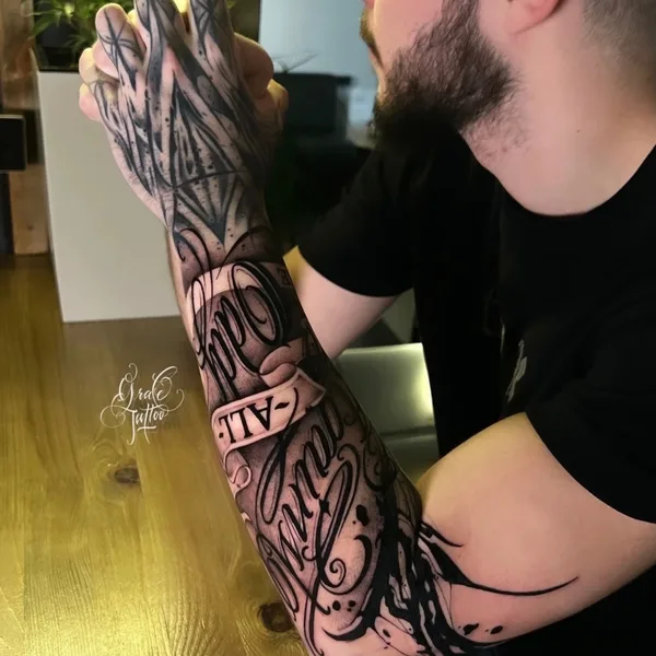 Chicano tattoo by Анастасия GRACE in Moscow