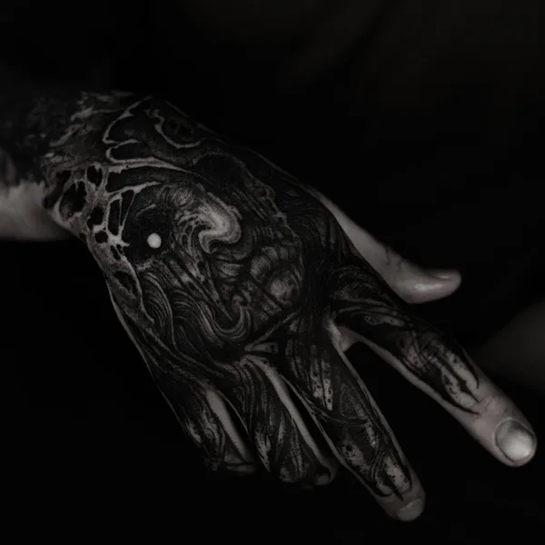 Horror tattoo by Андрей Гримм in Moscow