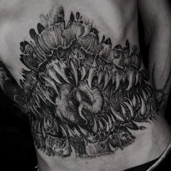 Horror tattoo by Андрей Гримм in Moscow