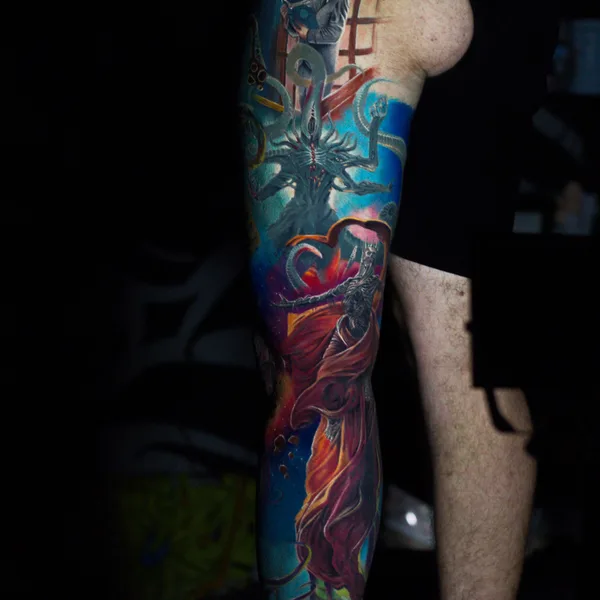 Realism tattoo by Андрей Indigo in Липецк