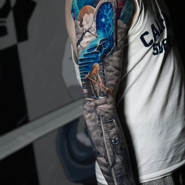 Realism tattoo by Андрей Indigo in Липецк