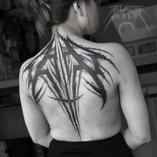 Abstract tattoo by Андрей Подземный in Saint Petersburg