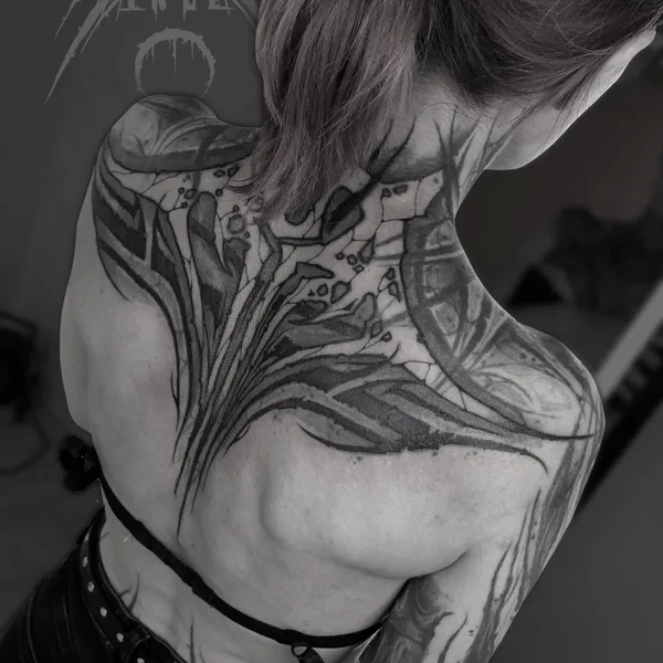 Abstract tattoo by Андрей Подземный in Saint Petersburg
