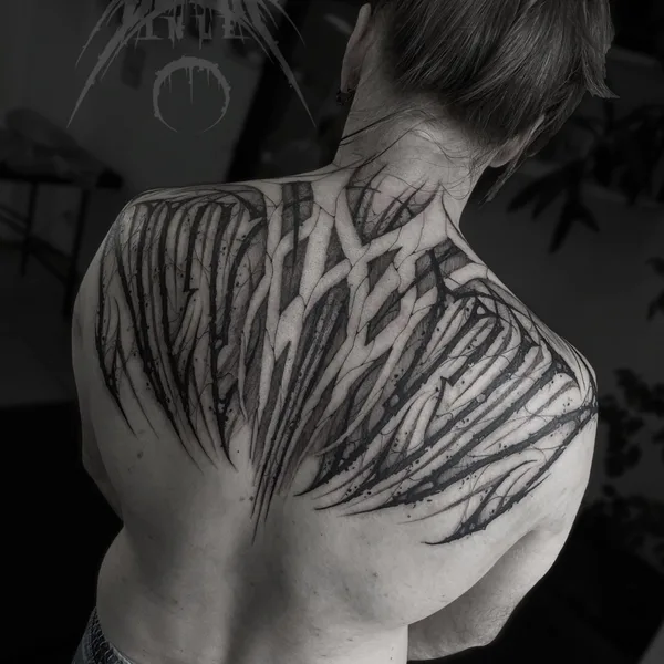 Abstract tattoo by Андрей Подземный in Saint Petersburg