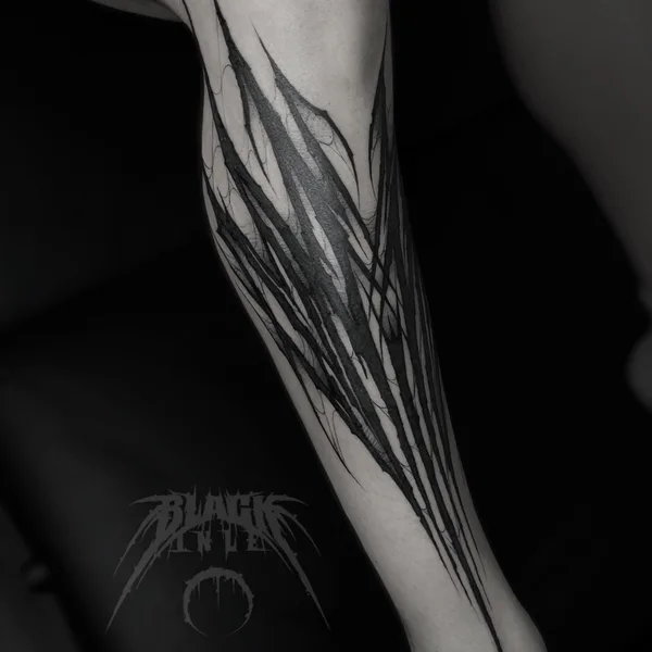 Abstract tattoo by Андрей Подземный in Saint Petersburg
