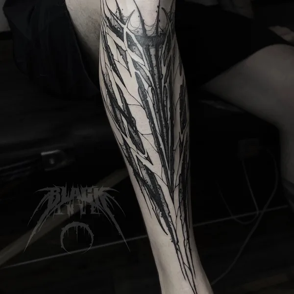 Abstract tattoo by Андрей Подземный in Saint Petersburg