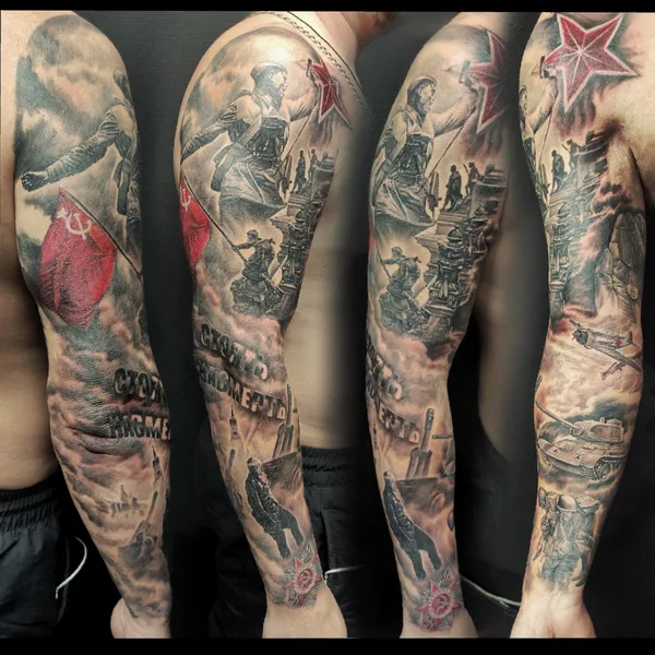 Portrait tattoo by Андрей Шаповалов  in Подольск