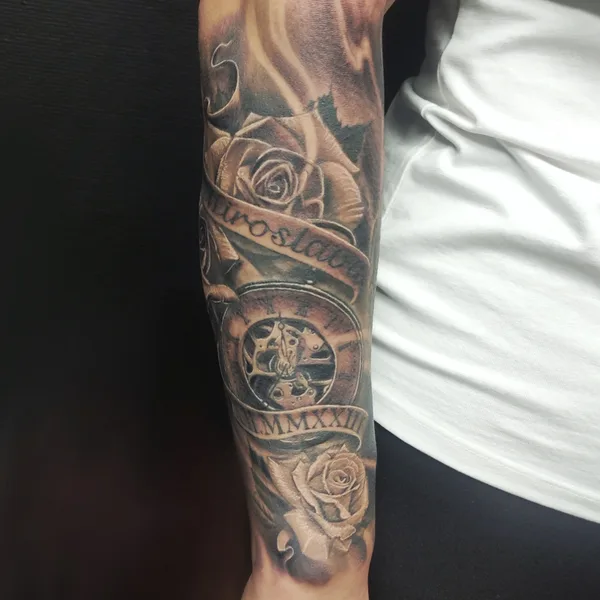 Portrait tattoo by Андрей Шаповалов  in Подольск