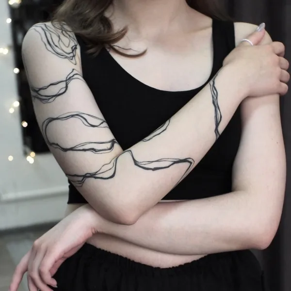 Abstract tattoo by Анна Омут  in Смоленск