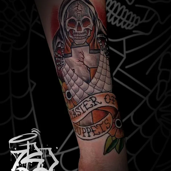 New School tattoo by Антон Дейхин 