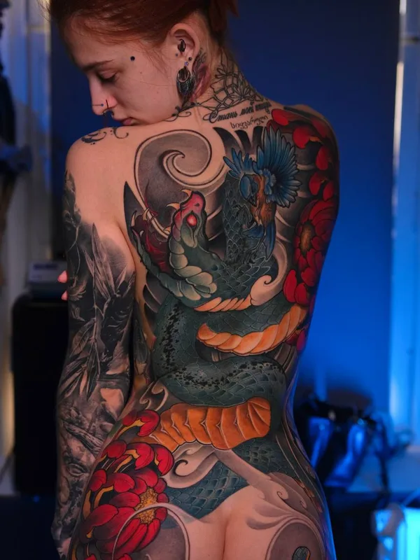 Japanese tattoo by Антон Райм in Moscow