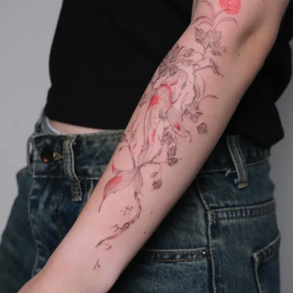Fine Line tattoo by sherst art | Данила in Казань