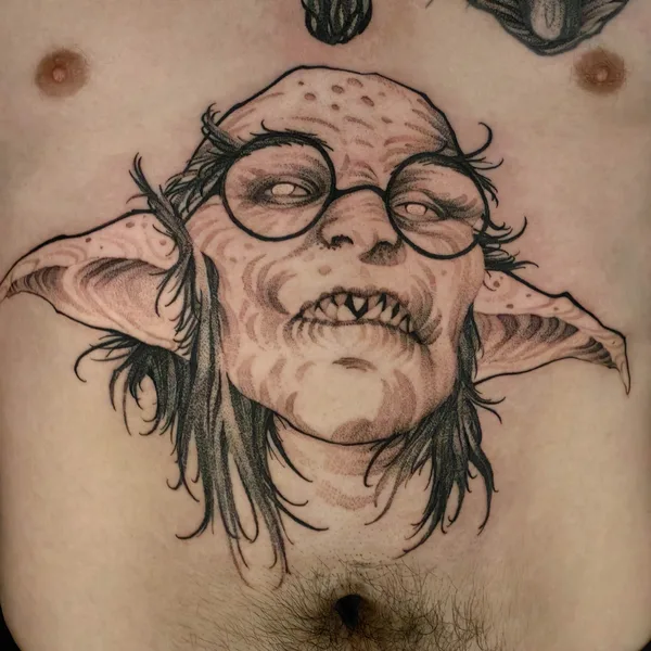 Graphic tattoo by Даниил Холодков in Moscow