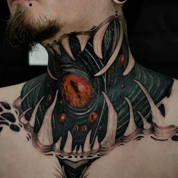 Graphic tattoo by Даниил Холодков in Moscow