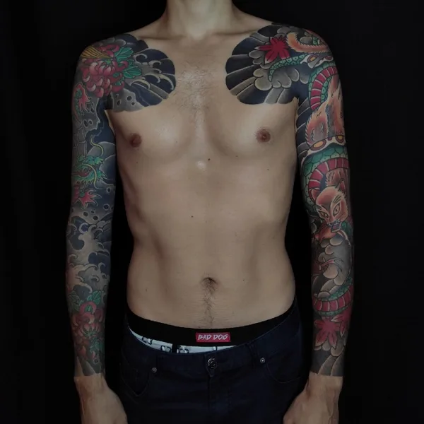 Oriental tattoo by Денис Волков in Moscow