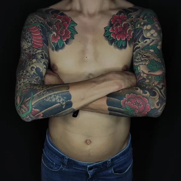 Oriental tattoo by Денис Волков in Moscow