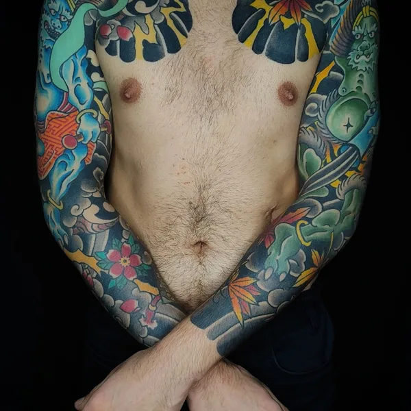 Oriental tattoo by Денис Волков in Moscow
