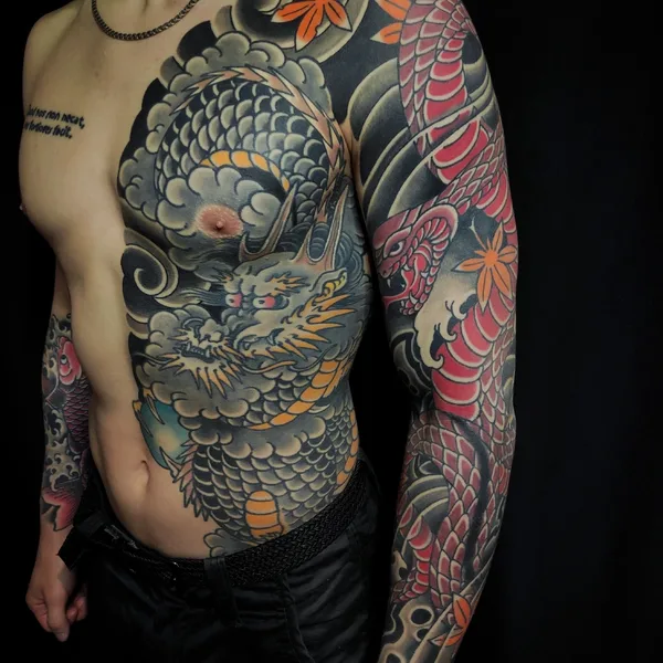 Oriental tattoo by Денис Волков in Moscow