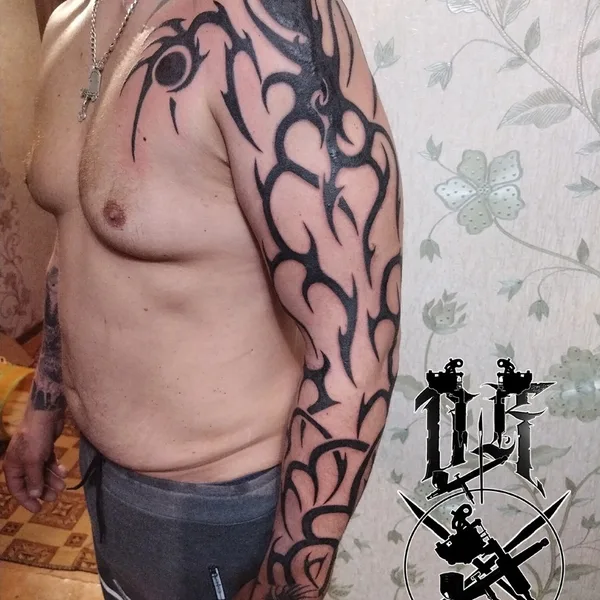 Black & Grey tattoo by Дмитрий Кобелев in Елец