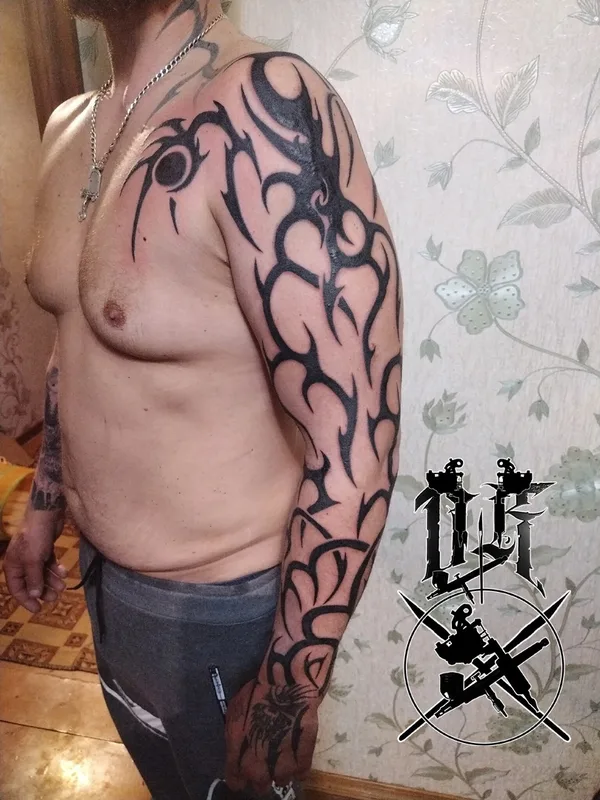 Black & Grey tattoo by Дмитрий Кобелев in Елец