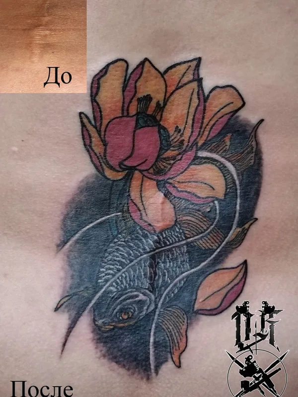 Black & Grey tattoo by Дмитрий Кобелев in Елец