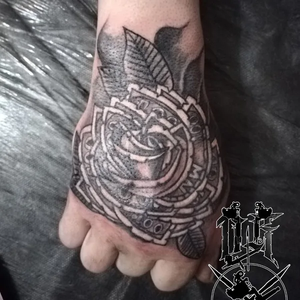 Black & Grey tattoo by Дмитрий Кобелев in Елец
