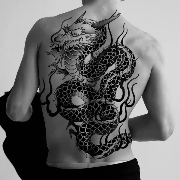 Japanese tattoo by Дмитрий Попов  in Новороссийск