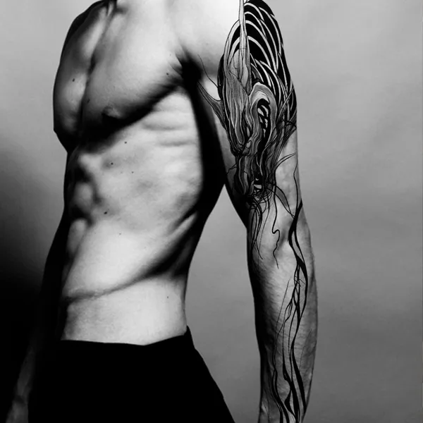 Japanese tattoo by Дмитрий Попов  in Новороссийск