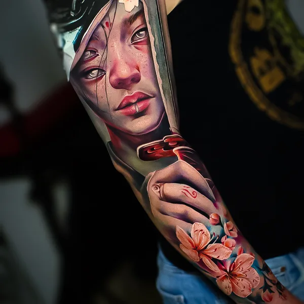 Abstract tattoo by Дмитрий Шейб in Saint Petersburg