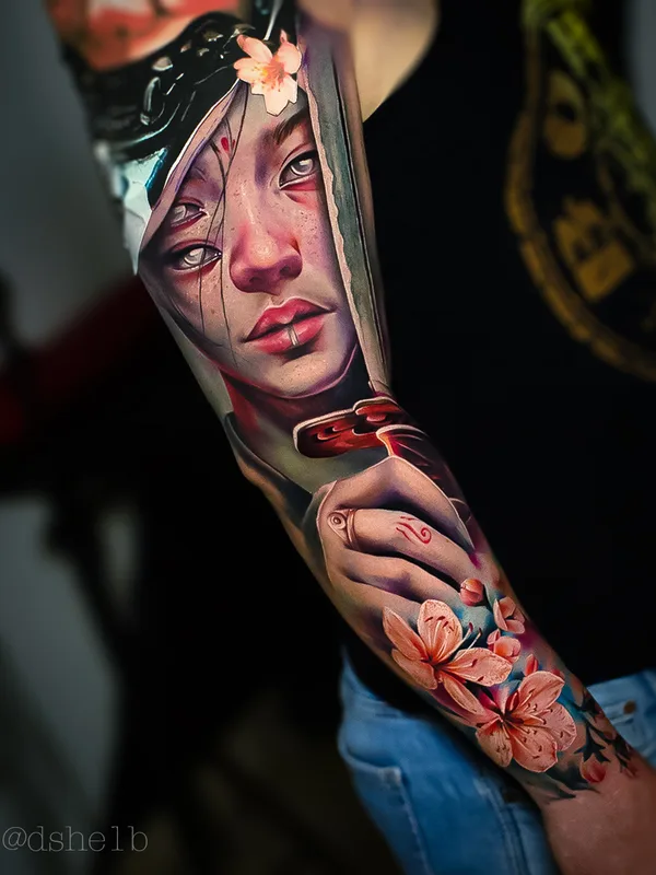 Абстрактная tattoo by Дмитрий Шейб in Санкт-Петербург